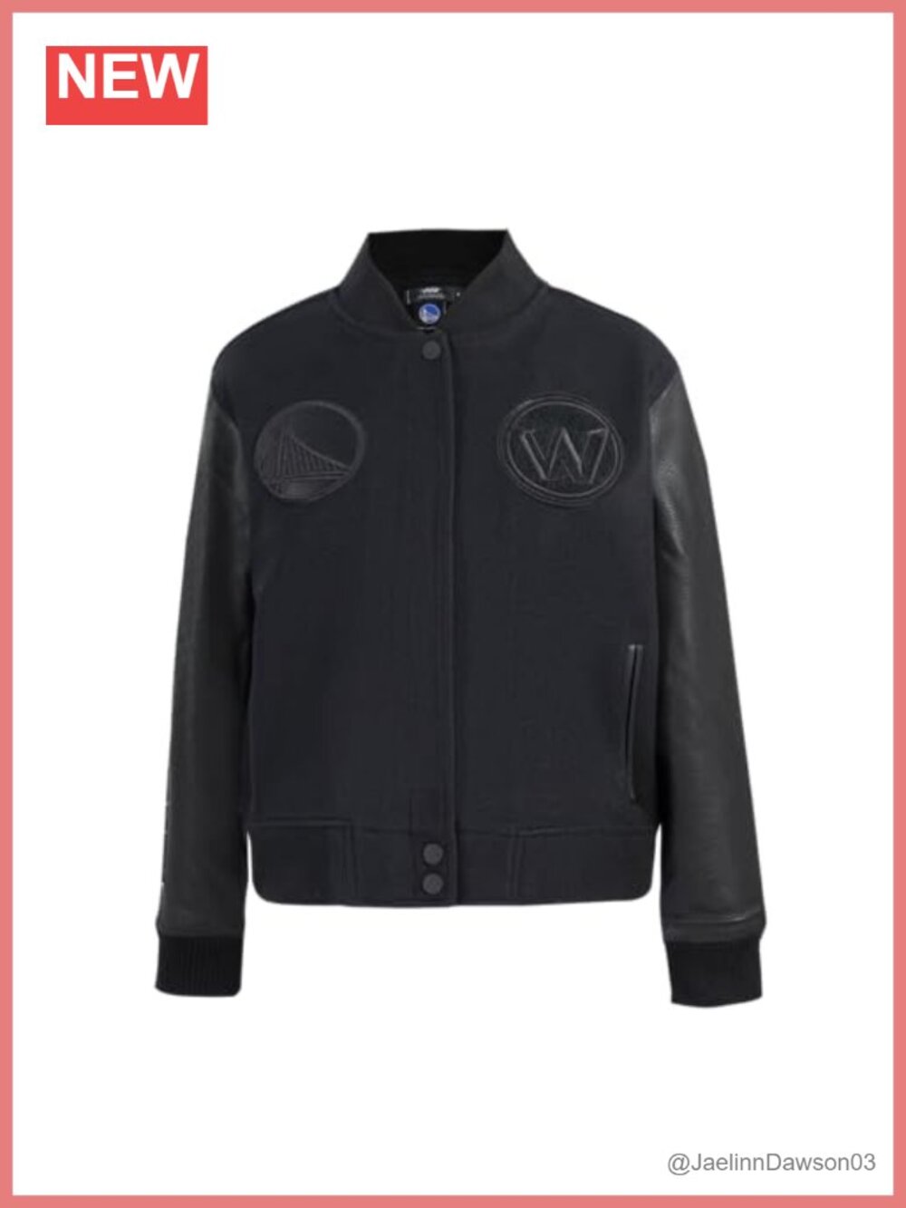 Wool Varsity Jacket Faux Leather Sleeves Quilted Lined NBA Fan Gear